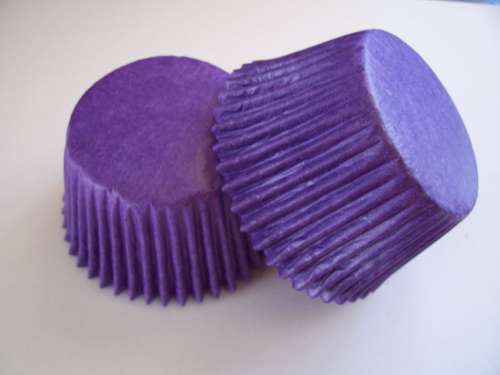 Purple Cupcake Papers - Click Image to Close